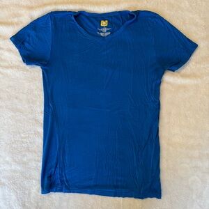 WonderWink royal blue underscrub short sleeve